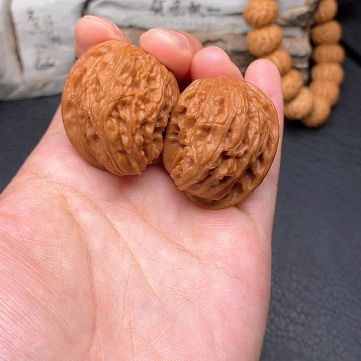 三***实文玩核桃吊坠尺寸32半壁