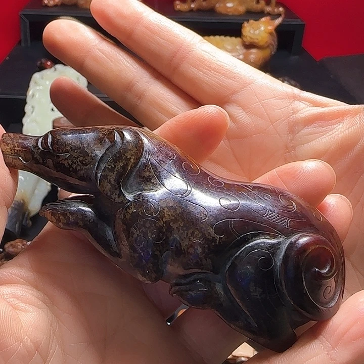 和田玉车挂未镶嵌