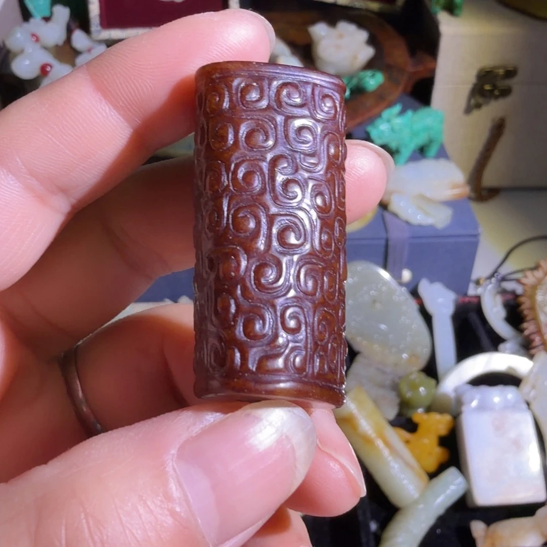 谈***今和田玉未镶嵌颈饰