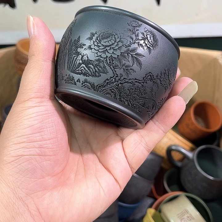 茶杯紫砂全手工紫砂主人杯