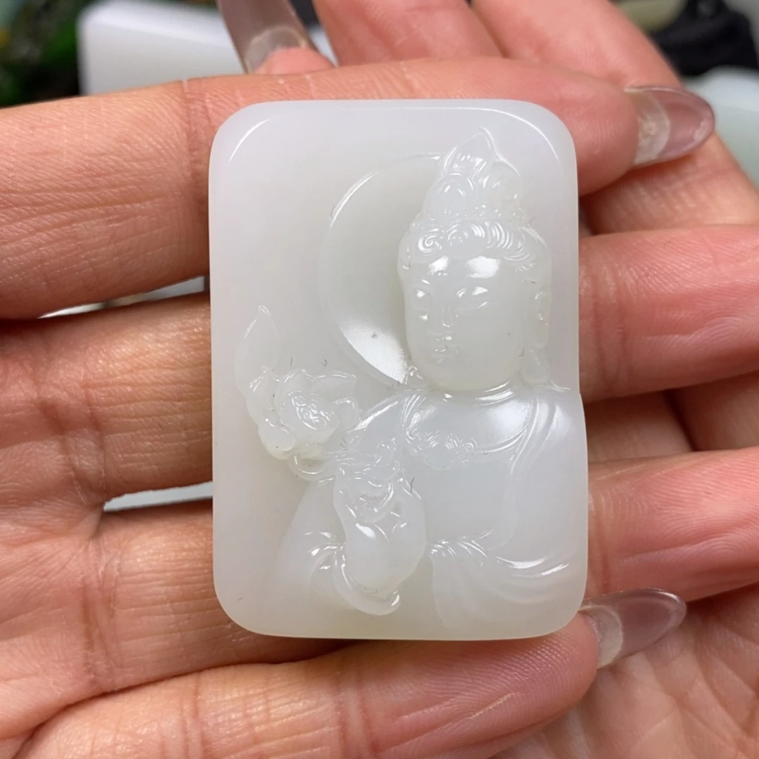 和田玉挂件未镶嵌