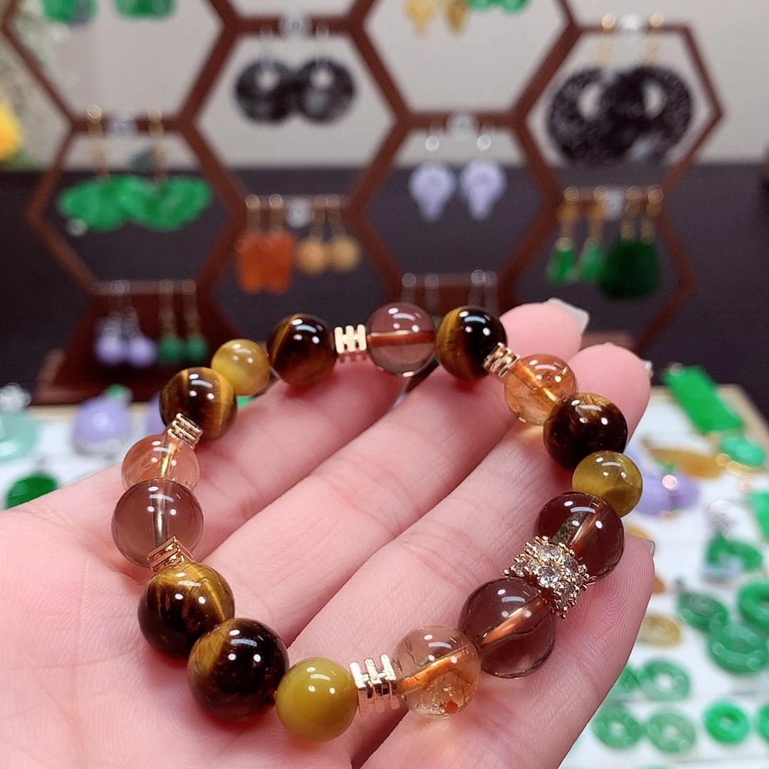 水晶手串未镶嵌天然