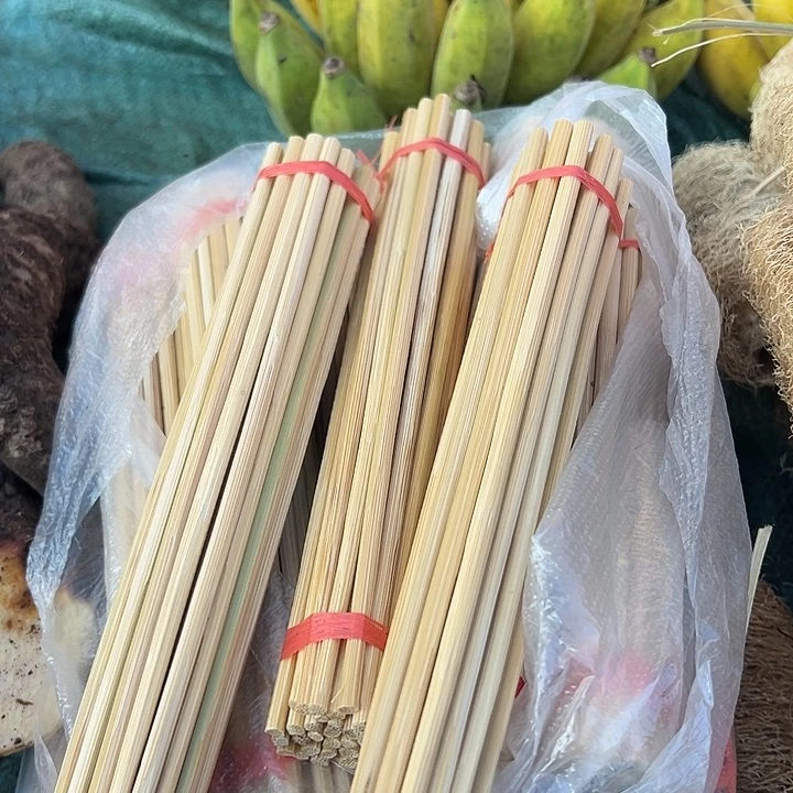 云南傣家手工竹筷3把