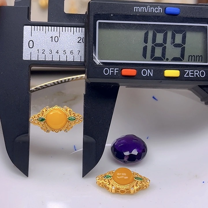 银S925镶嵌颈饰紫晶紫晶925镶嵌26