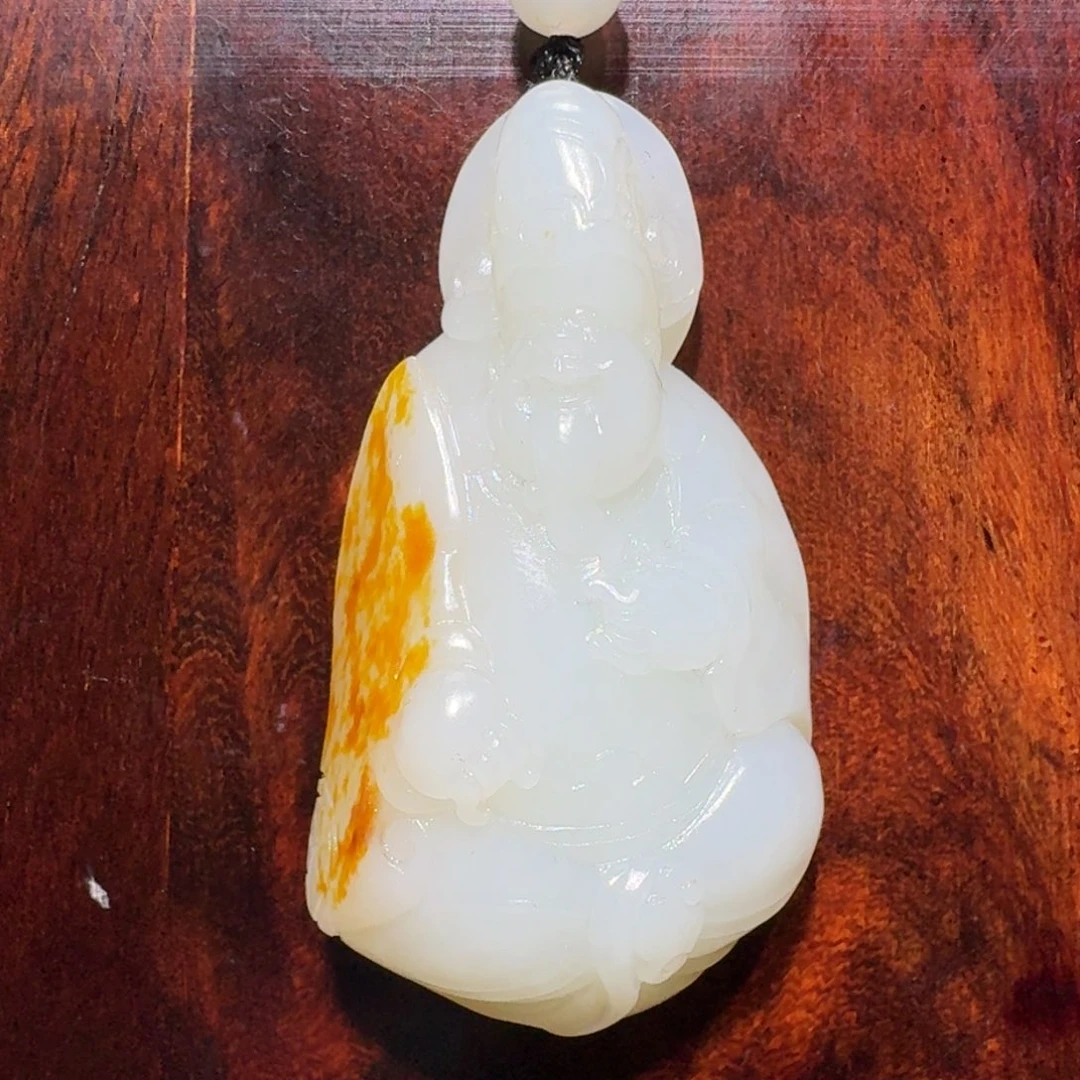 和田玉未镶嵌吊坠(不含链)