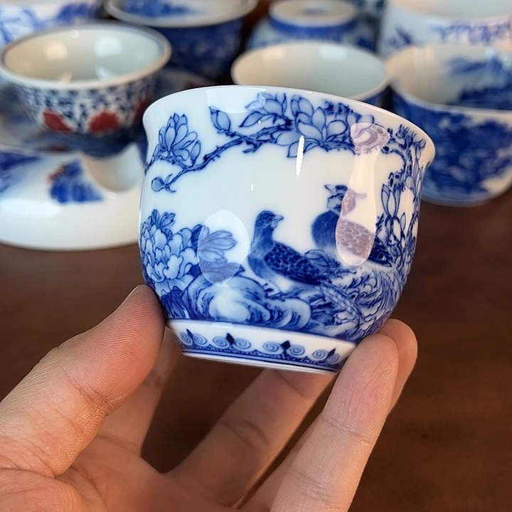 瓷片景德镇全手工手绘陶瓷