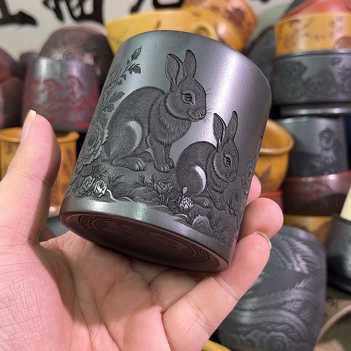 茶杯紫砂全手工紫砂主人杯