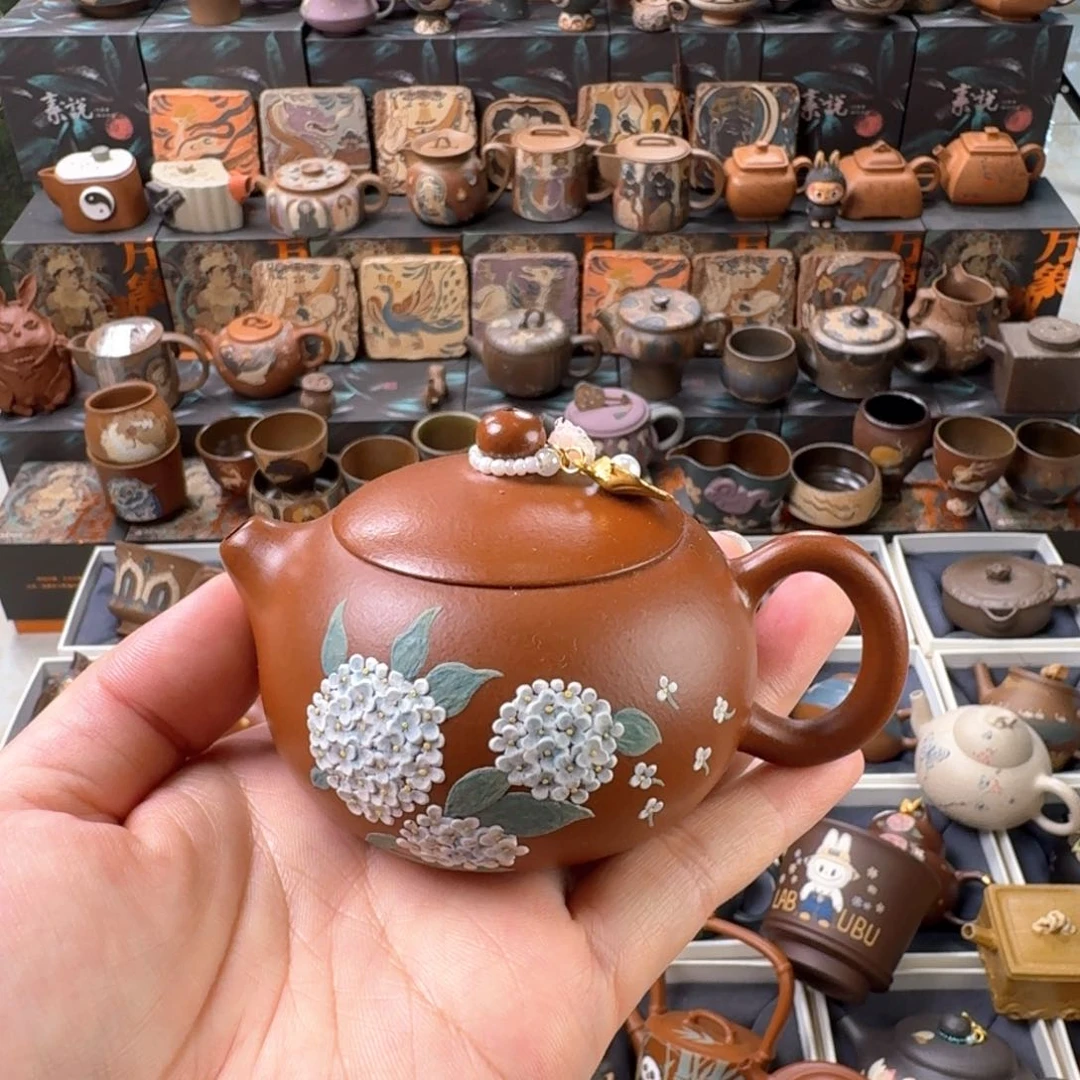 茶壶紫砂130cc原矿精工半手