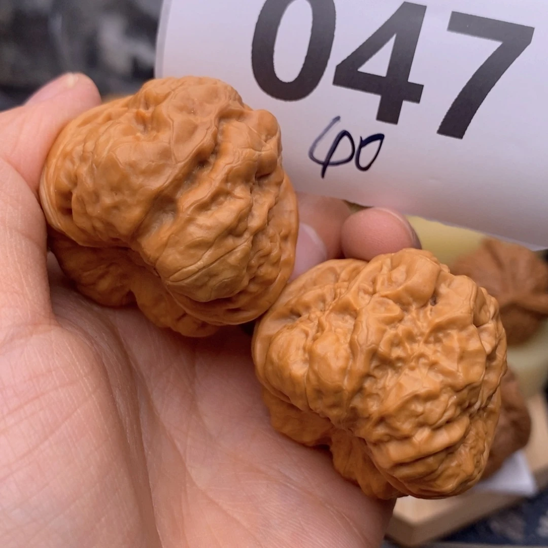 文玩核桃把件047号40蛙
