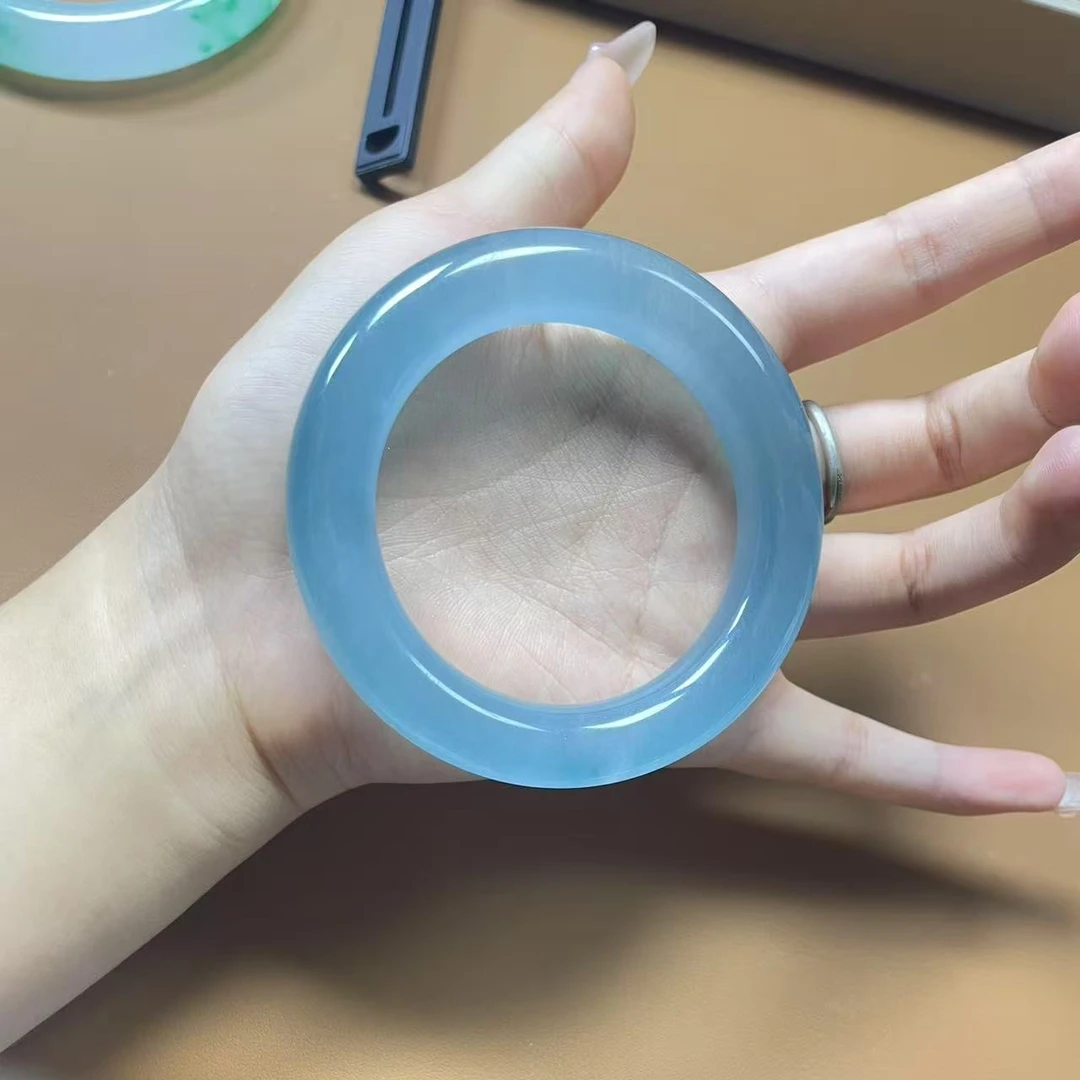 非金属珐琅手镯 高品质冰飘圆条手镯