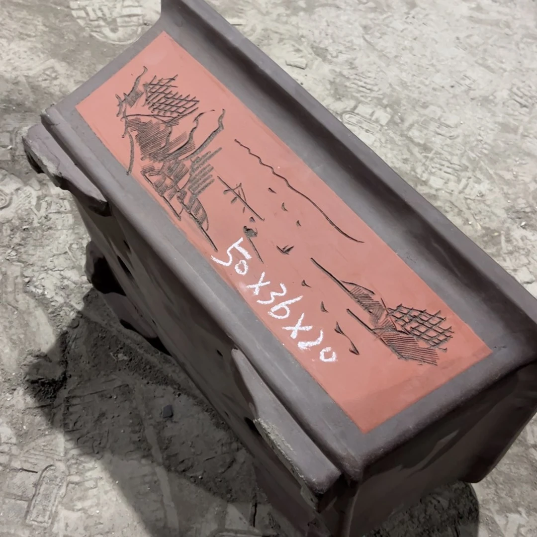 紫砂宜兴紫砂花盆，现货发