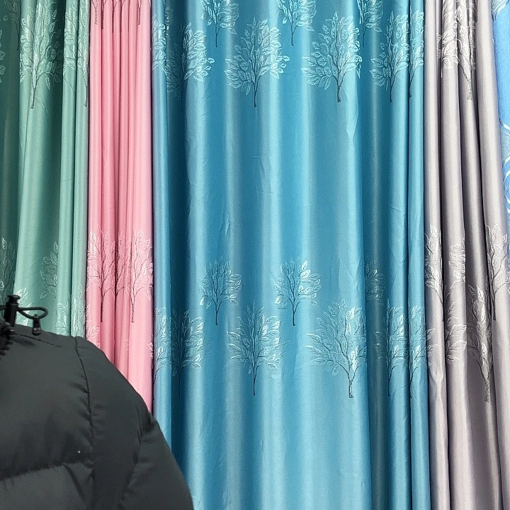 纱发财树天蓝色4米对开两套高2.5米杆子2.5米打孔