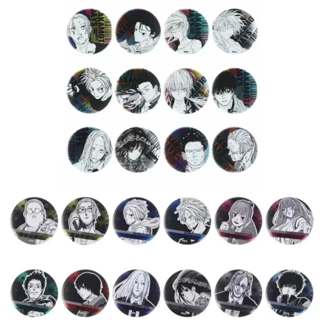 坂本日常Sakamoto days原画JS浮雕吧唧徽章一弹二弹【代拆不退】