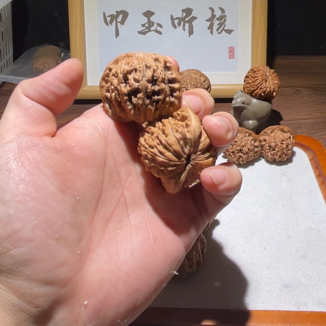 不***醉把件文玩核桃41全品平谷楼