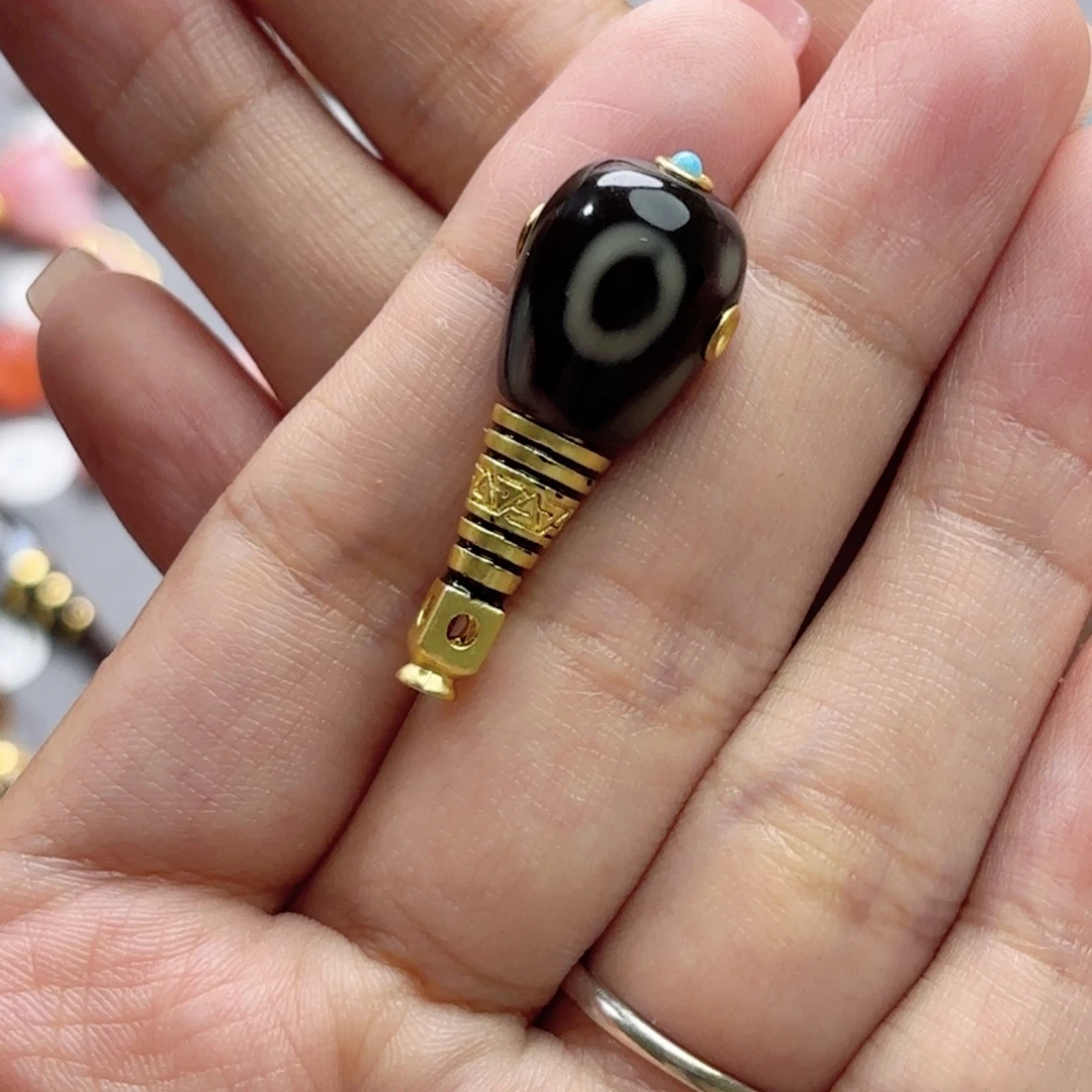 玛瑙/玉髓未镶嵌文玩配饰12mm“宁哥”同款