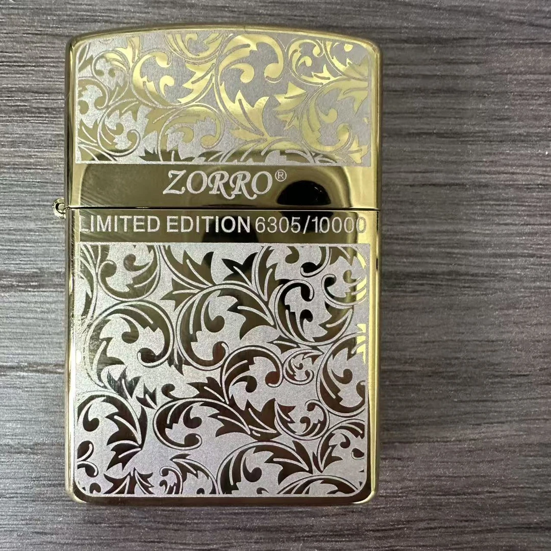 Z-902佐罗黄铜唐草防风打火机个性送男友