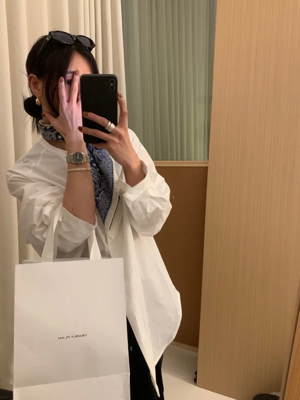 极简主义 新中式设计感套头衬衫