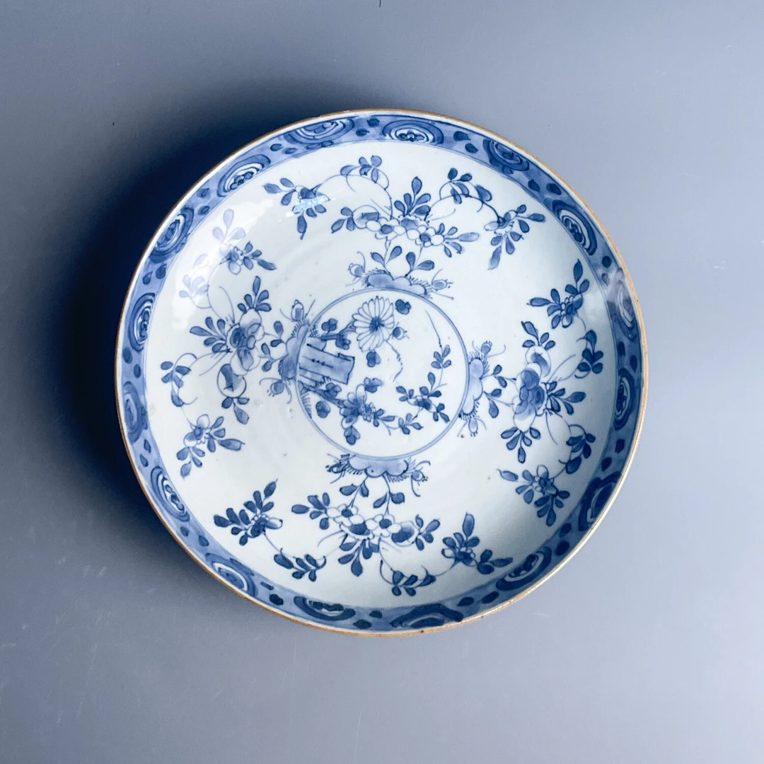 M25KR002306 - 清康熙青花花卉纹盘68