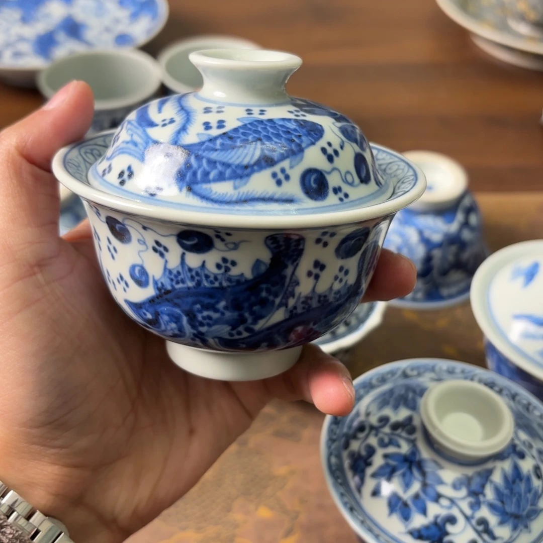 盐***者陶瓷摆件景德镇手绘茶器福利