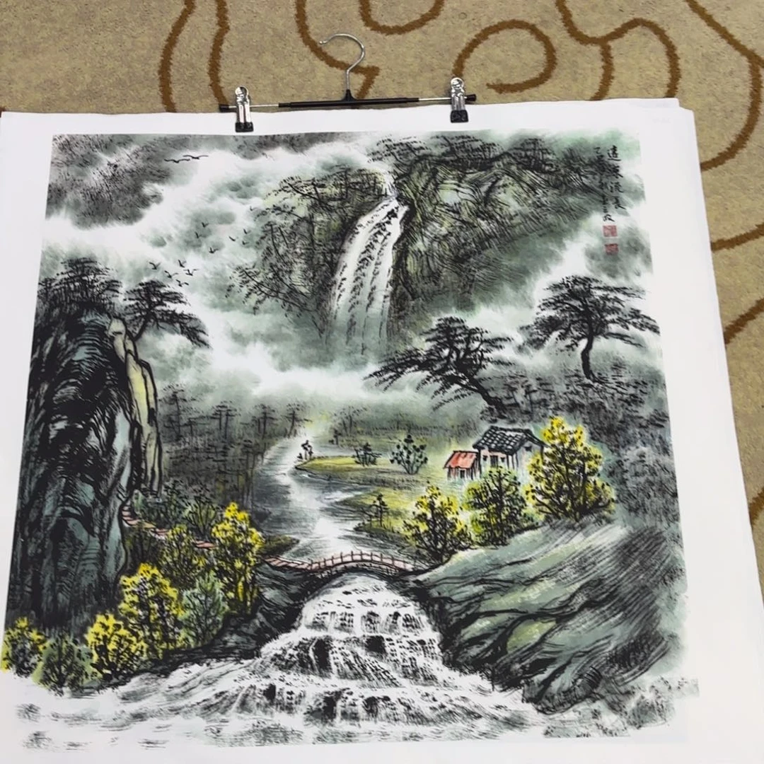 国画金云政四尺斗方艺