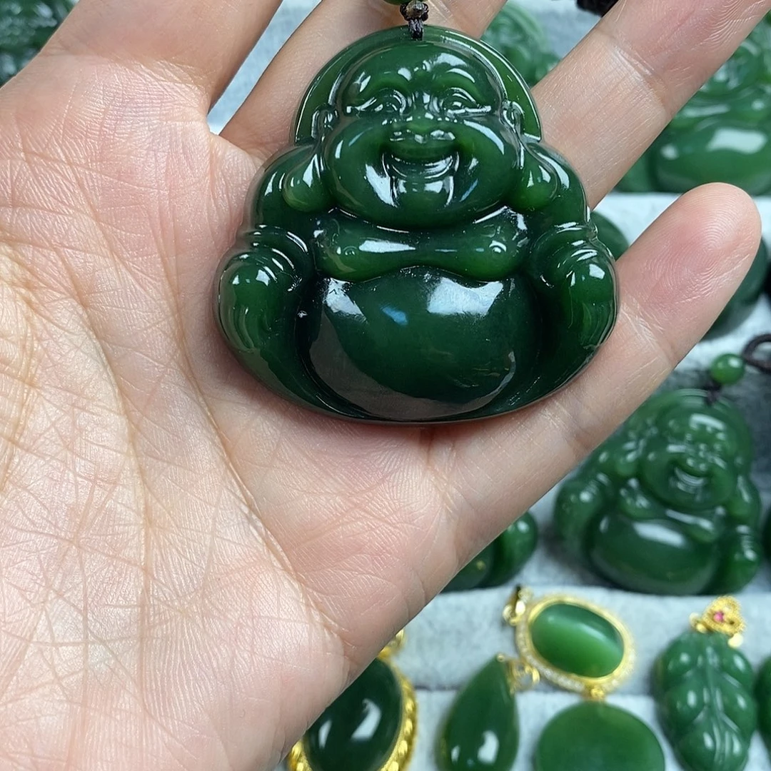 和田玉（碧玉）未镶嵌颈饰