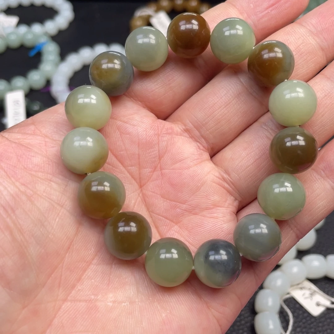 和田玉未镶嵌手链