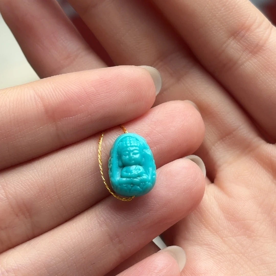 绿松石未镶嵌颈饰