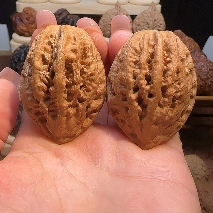 吊坠文玩核桃九龙筋5