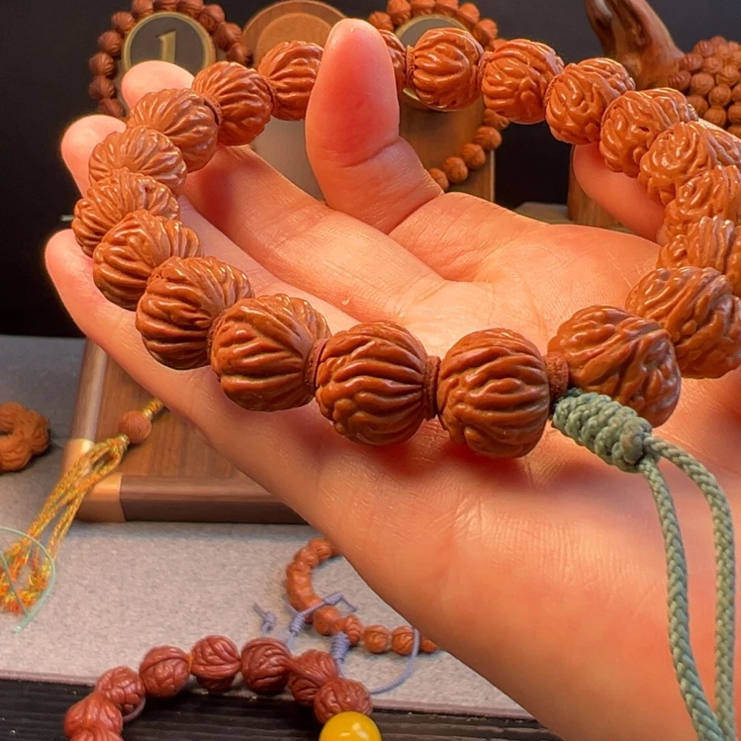 【闪购商品】桃核手串15野生金蟾