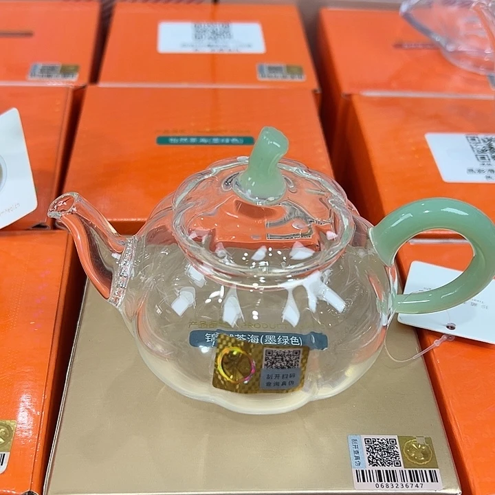 丹***心玻璃手工艺品禾器茶器现货现发