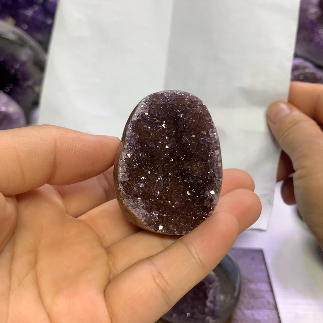 紫晶摆件未镶嵌水晶