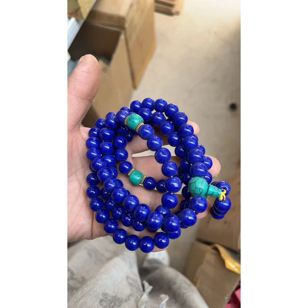 精品摆件蓝色珠子