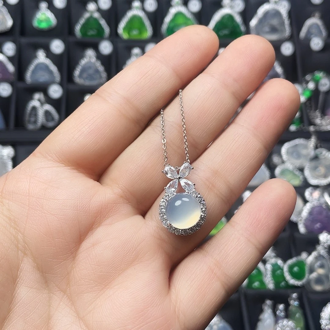 玛瑙/玉髓颈饰合金