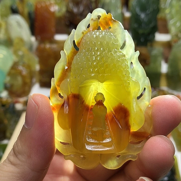 蛇纹石玉未镶嵌珠宝半成品