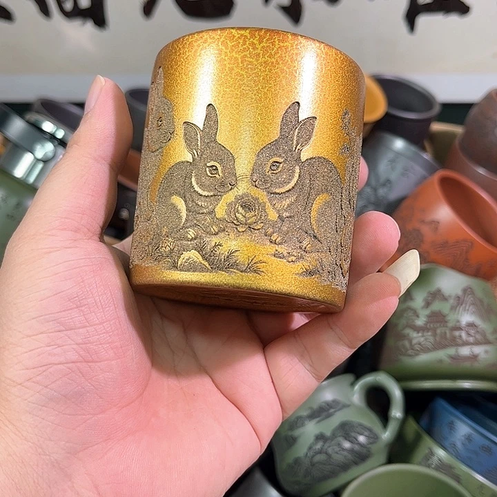 茶杯紫砂全手工紫砂主人杯