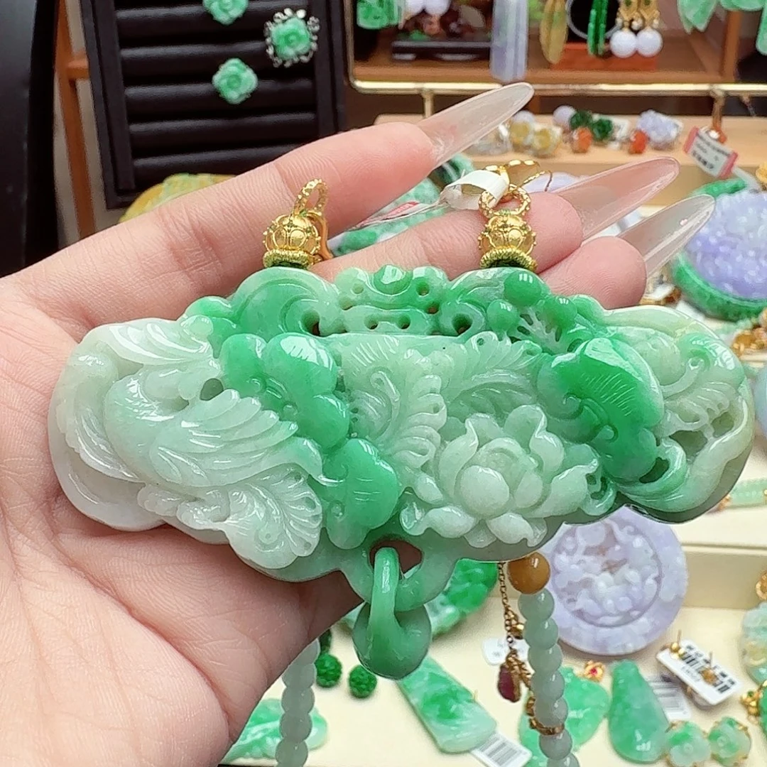 颈饰未镶嵌翡翠翡翠吊坠