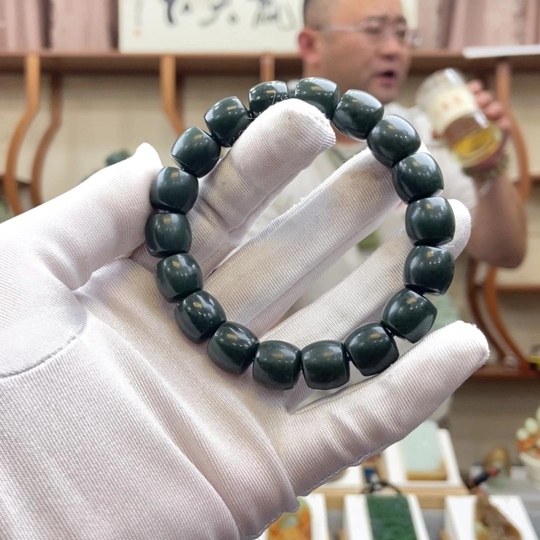 和田玉未镶嵌手链