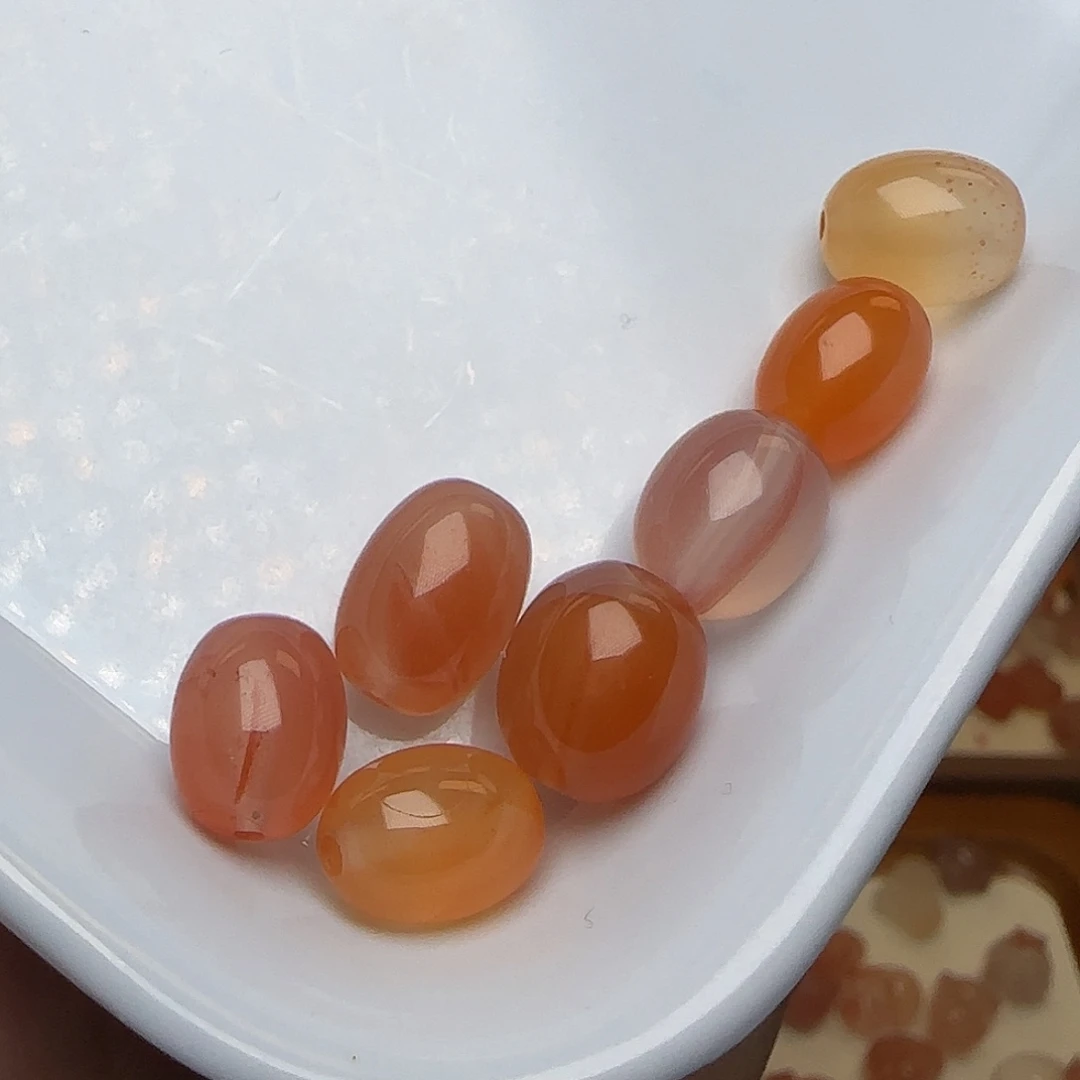 南红玛瑙未镶嵌颈饰