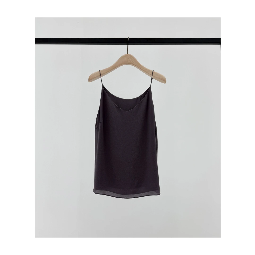 原厂孤品特价清！真丝v领吊带R485