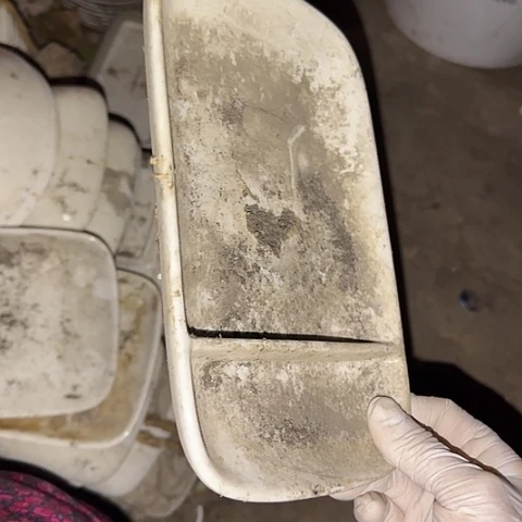 瓷片国营厂库存微瑕23厘米