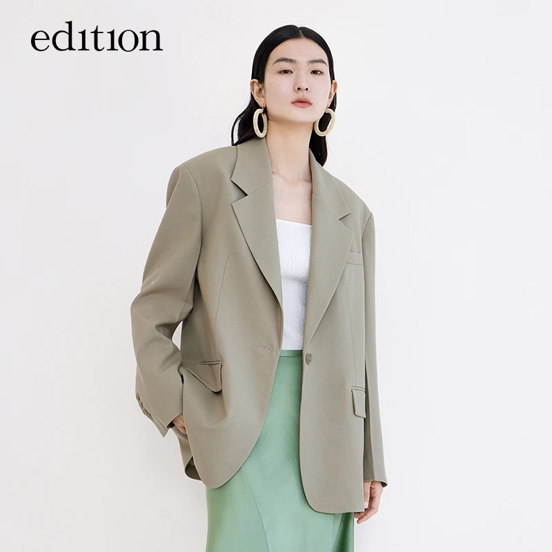 【金拐子专属】edition宽绵羊毛精纺复古廓形绅士西装#EBC1BLAT13