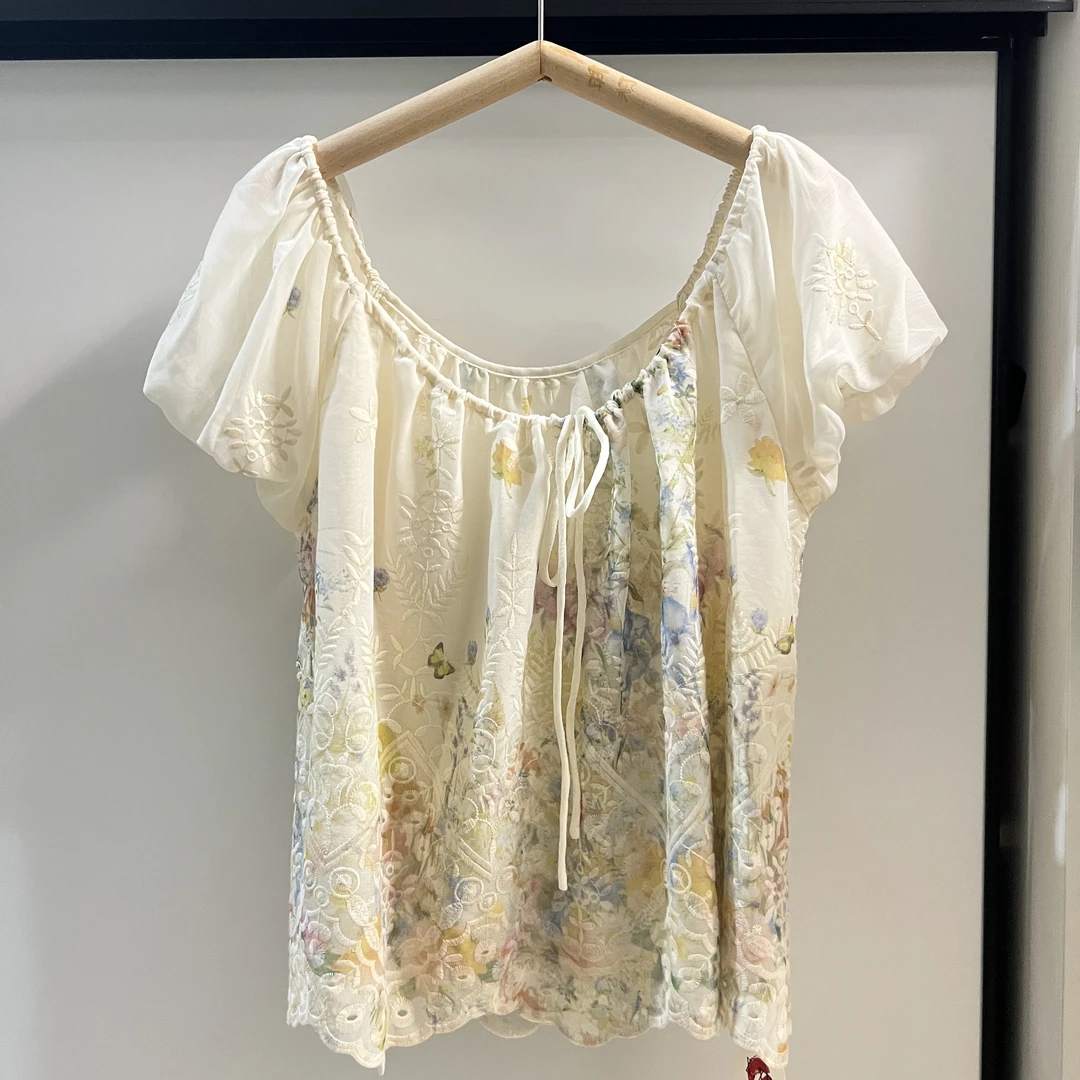 【油画】2025夏季新款公主风日常甜美洋气百搭时尚