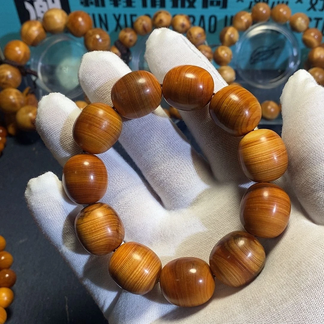 手串/手链柏木（崖柏）1.8枣形珠手串北太行高油高密