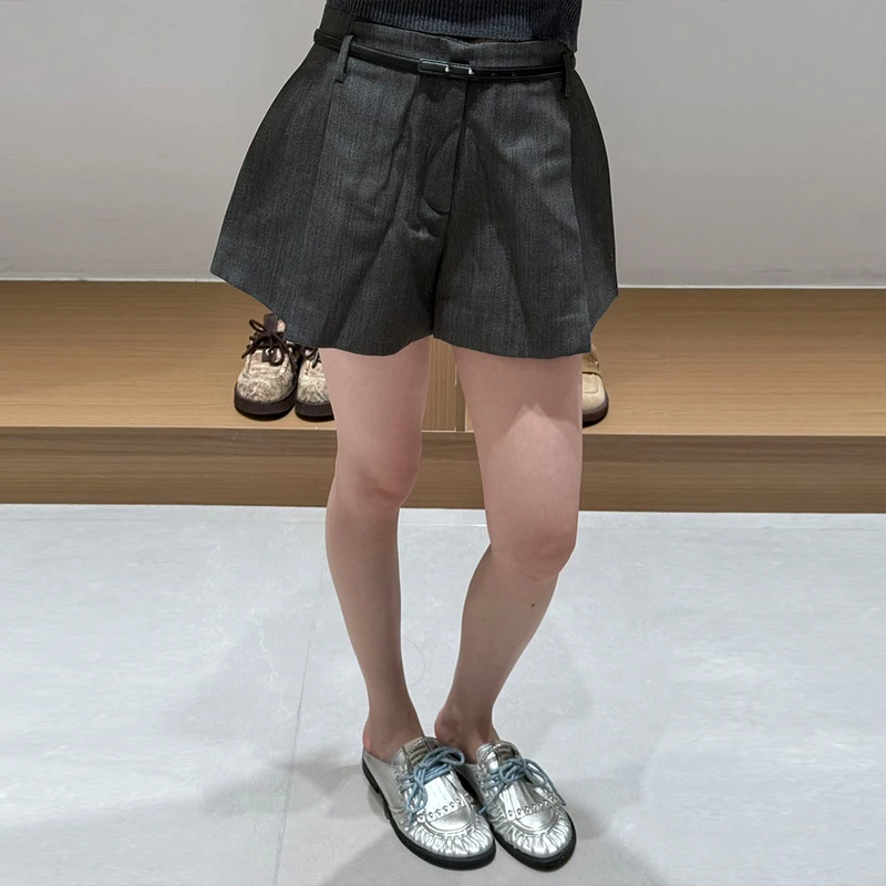 【现货】FORDARE福蝶25秋季简约腰带挺阔质感西装外穿短裤裤子秋冬