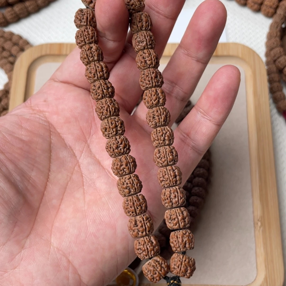 手串金刚菩提藏切盘龙手持魔丸尺寸10