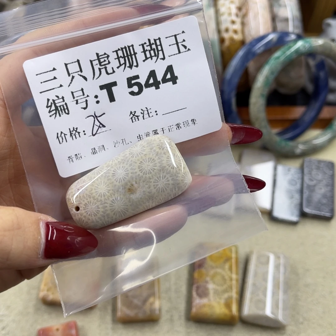 t***e硅化珊瑚（珊瑚玉）未镶嵌h