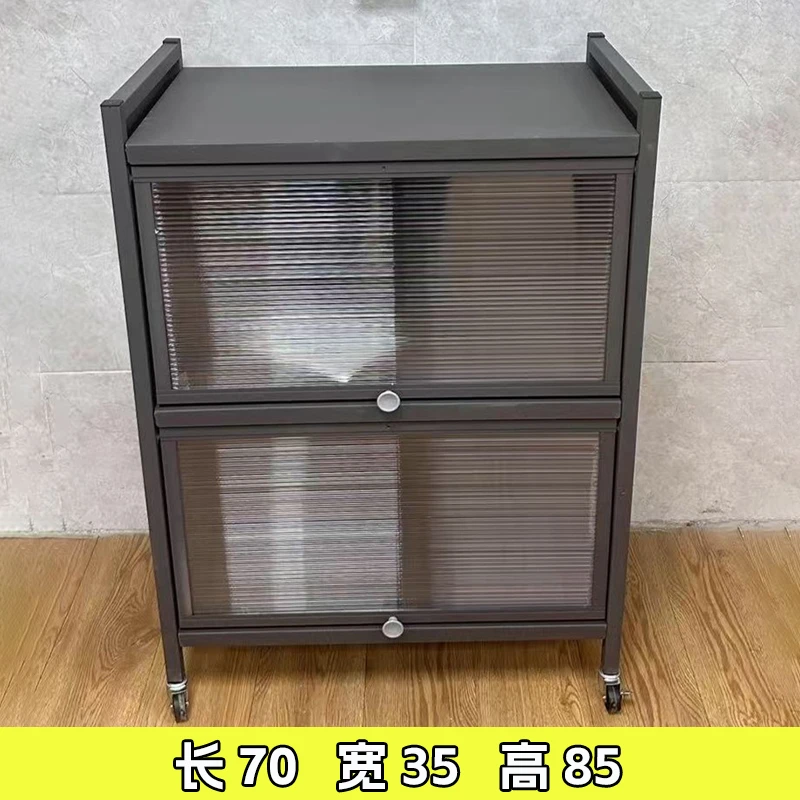 洁臣卧室床头柜子架落地简易多层防尘收纳客【福利价 不退不换】