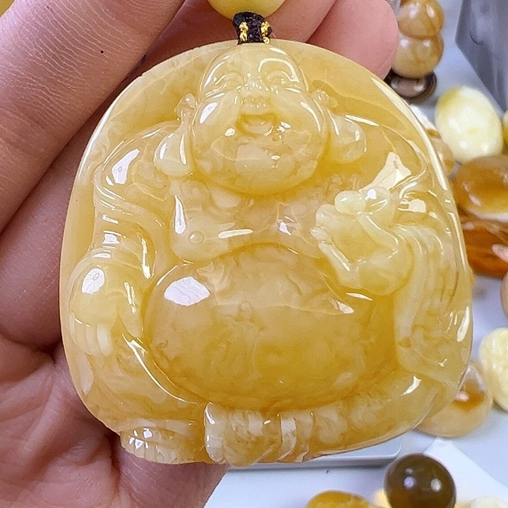 蜜蜡颈饰未镶嵌蜜蜡