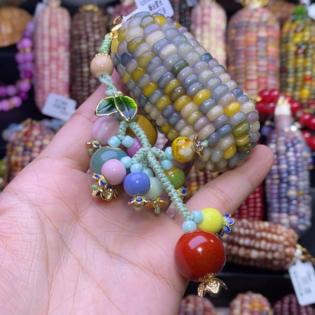 玉丫****烂文玩玉米蓝绿