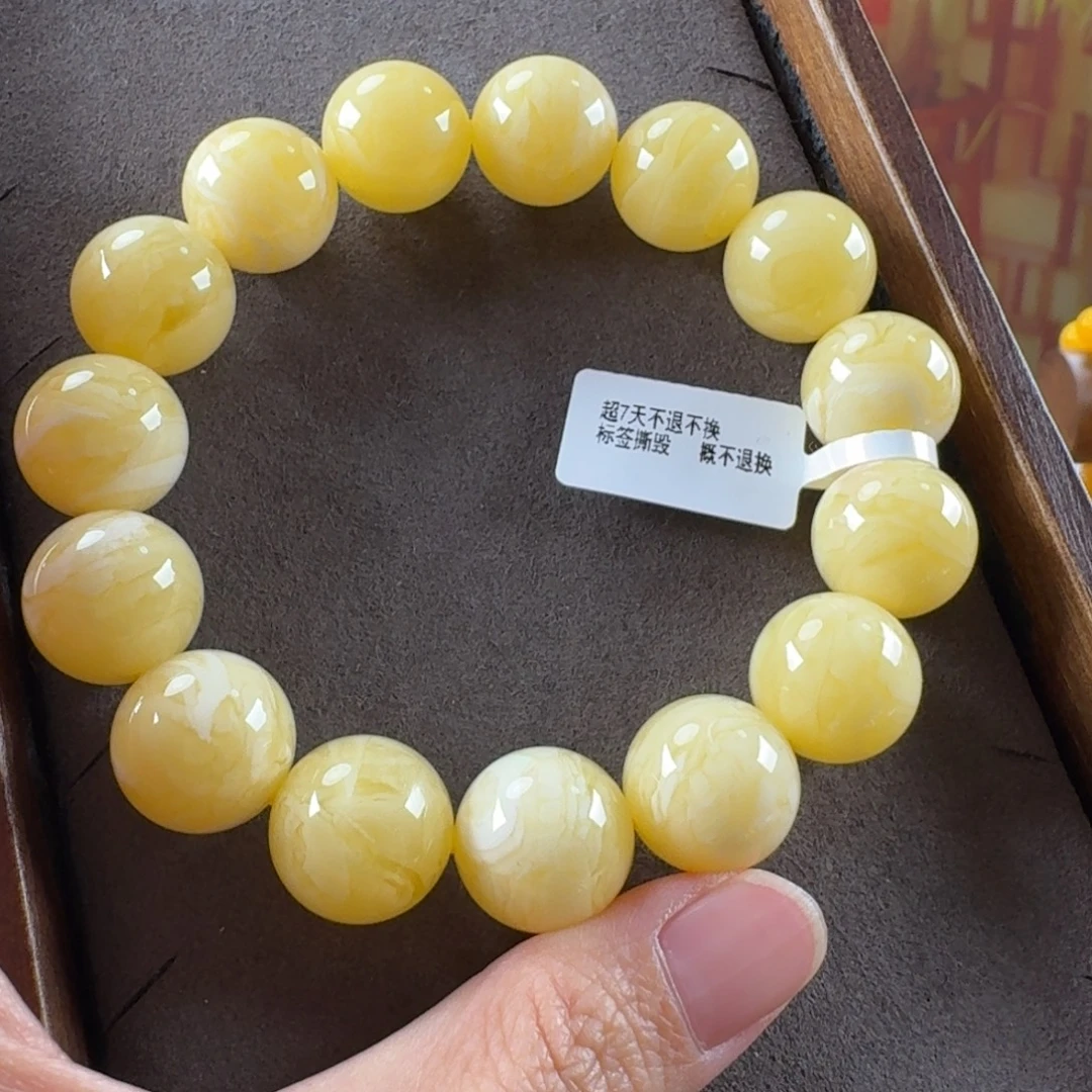 蜜蜡未镶嵌毛衣链